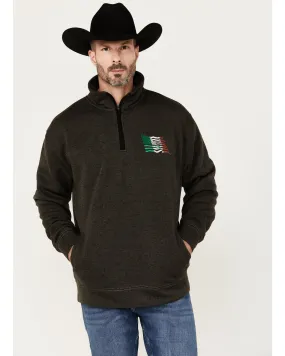 Cowboy Hardware Men's Mexico American Flag Cadet Pullover