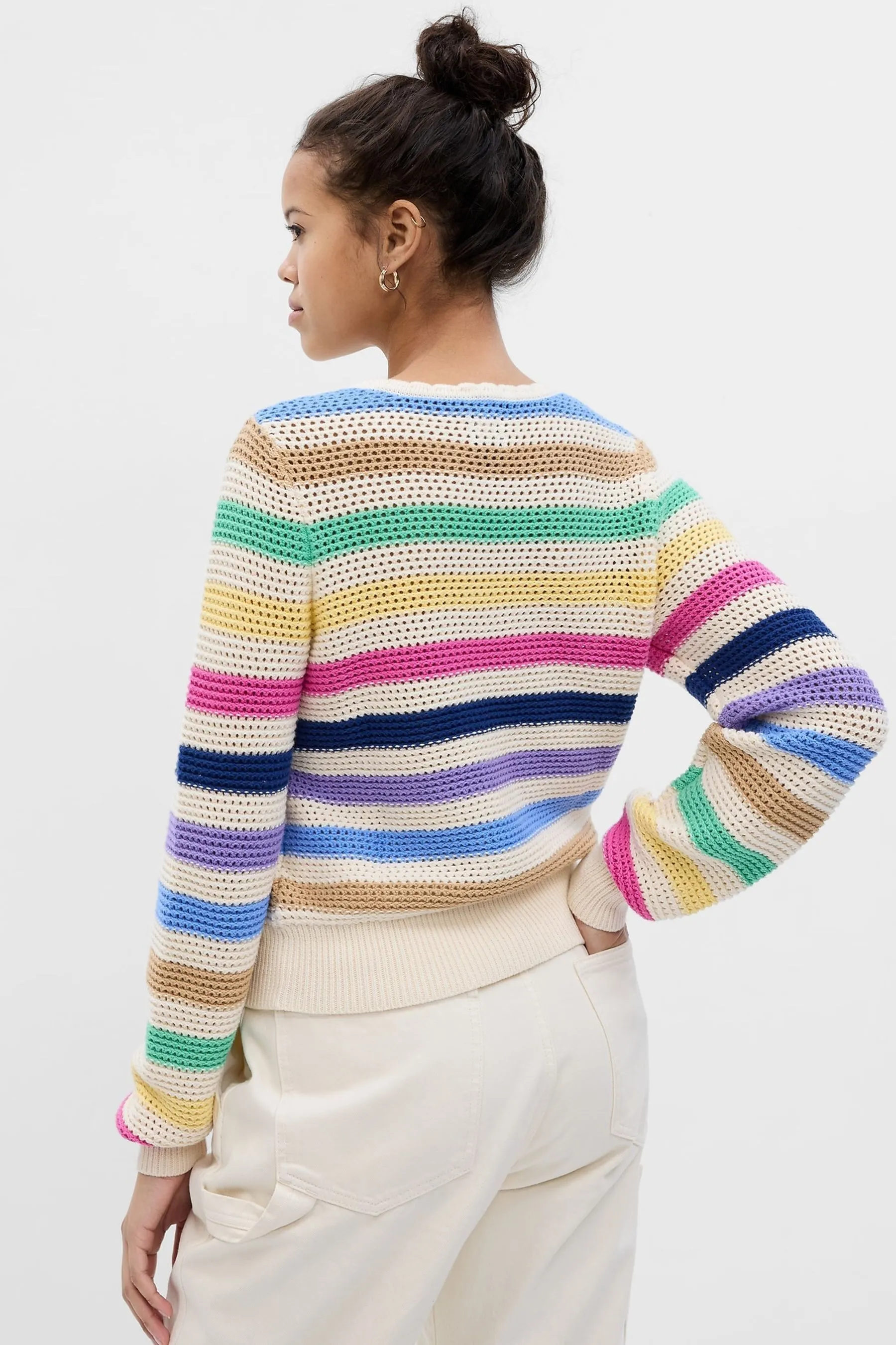 Crochet Crewneck Jumper