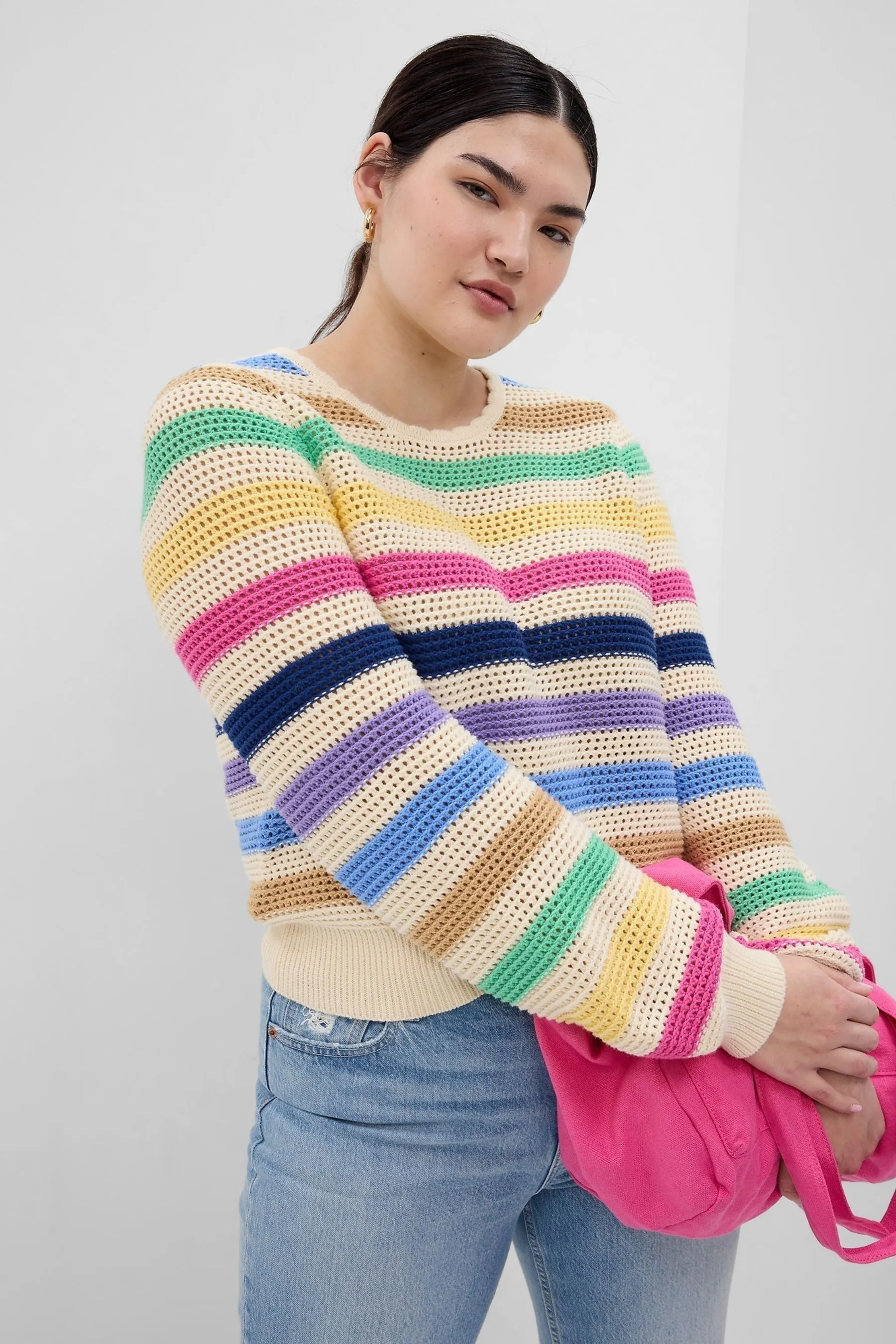 Crochet Crewneck Jumper