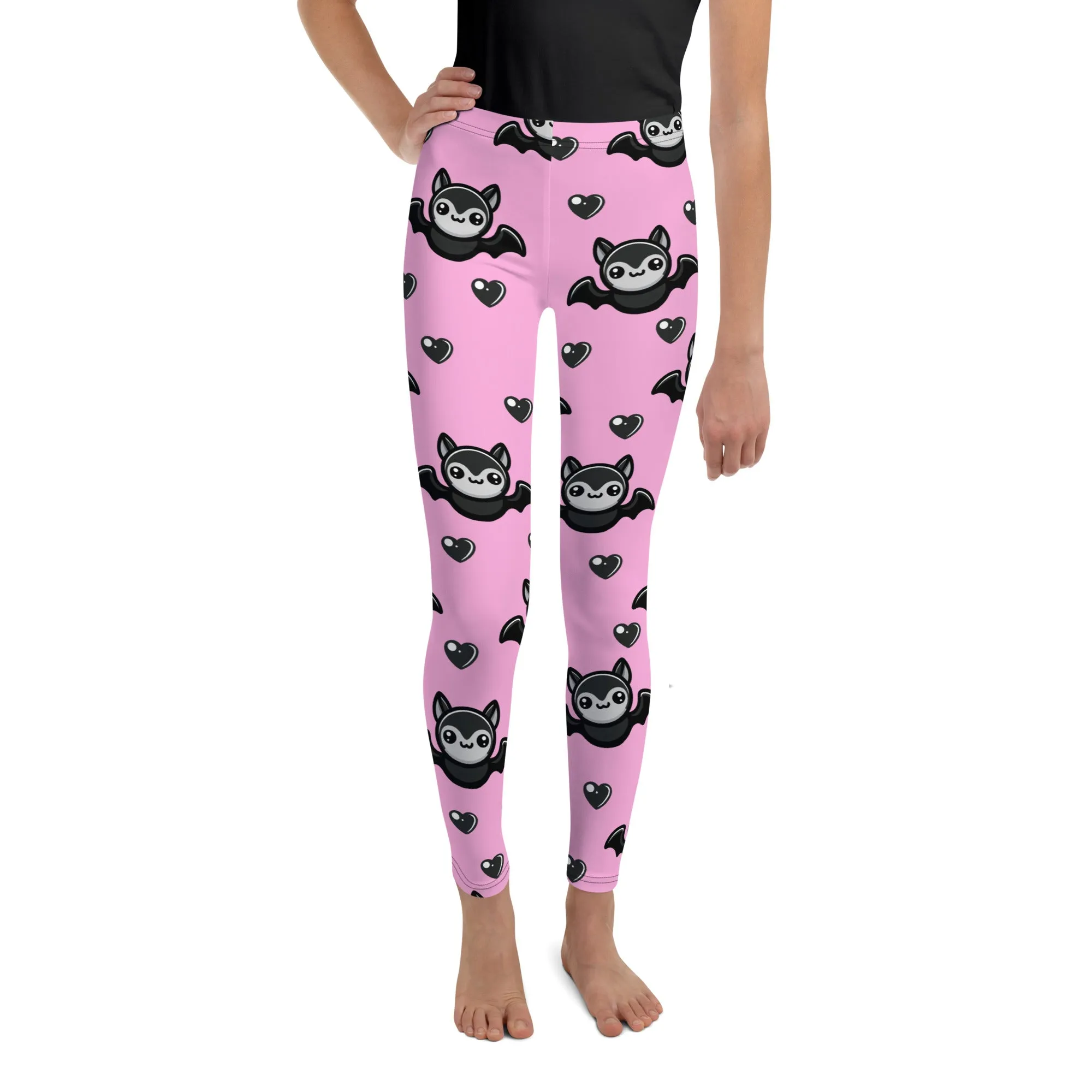 Cute Bats Youth Leggings