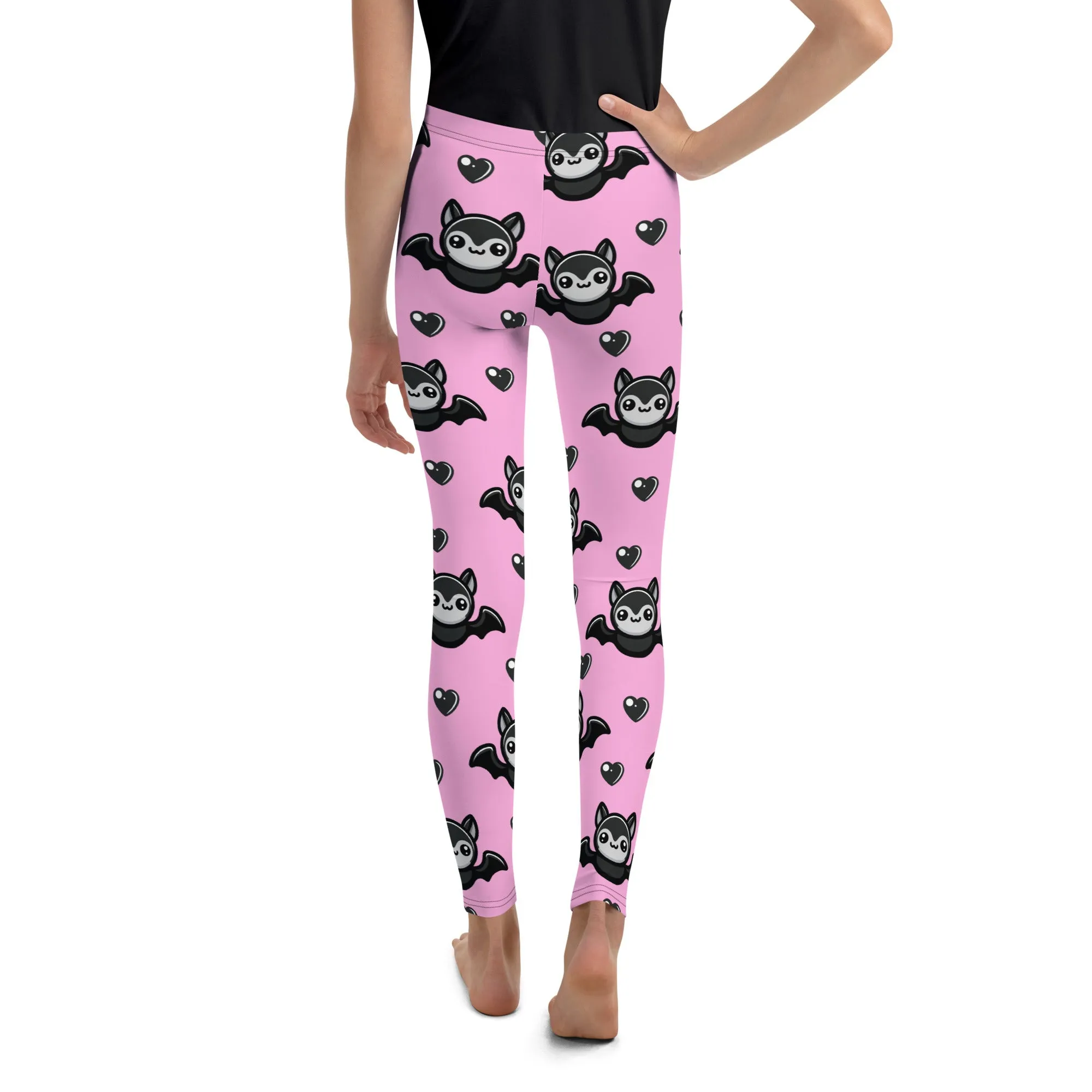 Cute Bats Youth Leggings