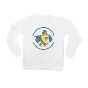 Delaware Fightin' Blue Hens Youth White End Zone Pullover Sweatshirt