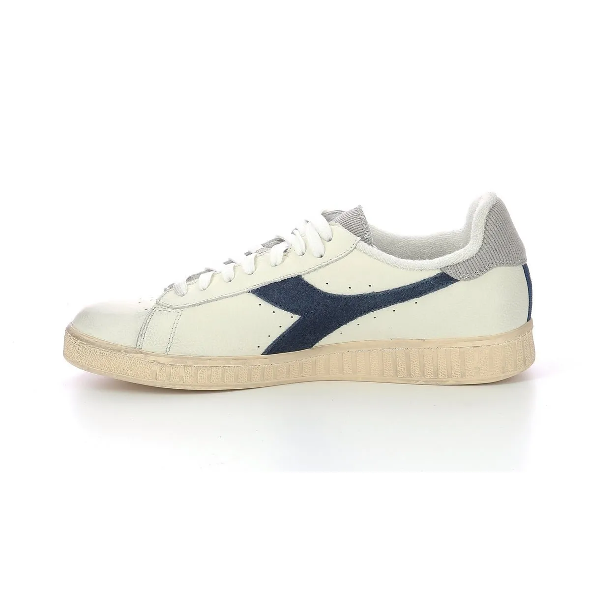 Diadora - Sneakers Basses Game L Low Used - White/Paloma/Dark Denim - Mixte