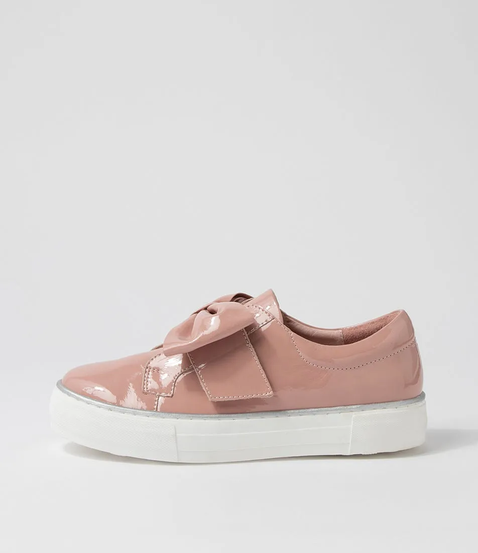 DJANGO & JULIETTE Folko Pink White Patent Leather Sneakers