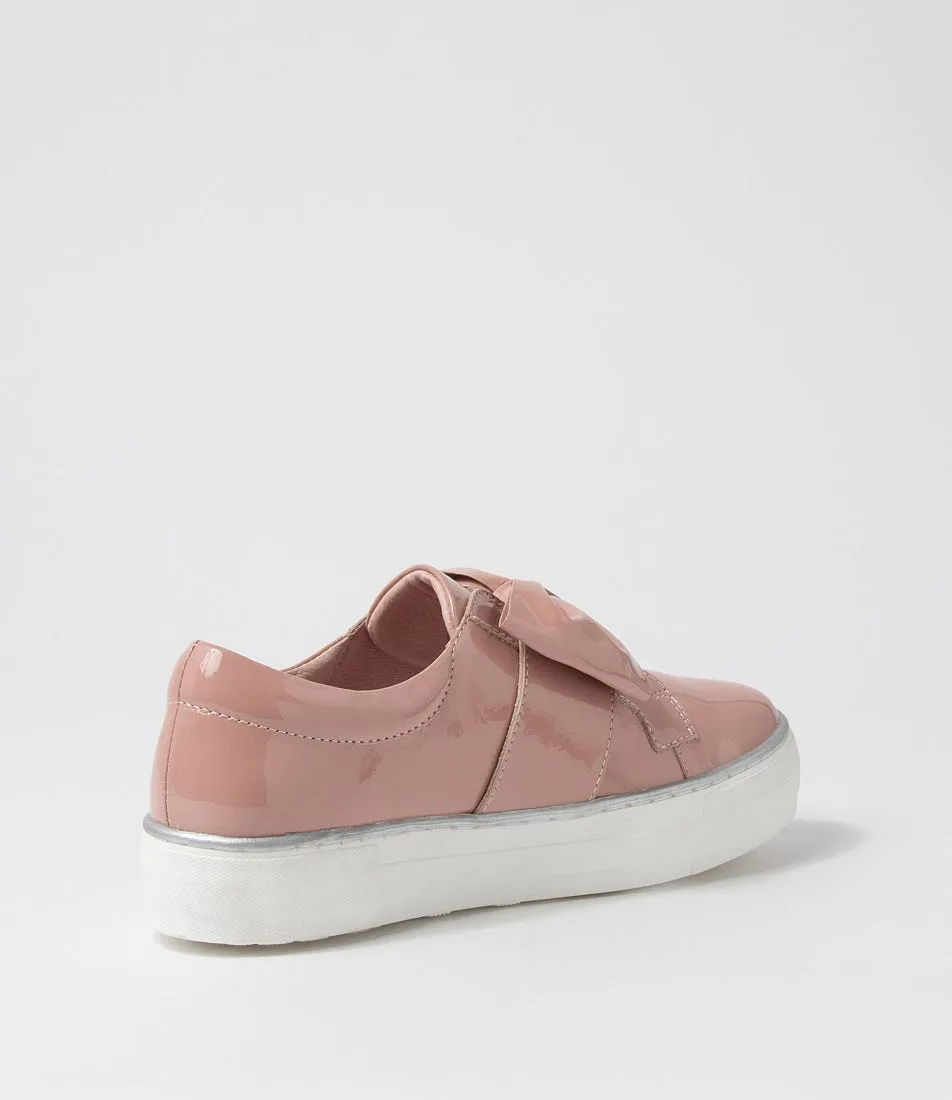 DJANGO & JULIETTE Folko Pink White Patent Leather Sneakers