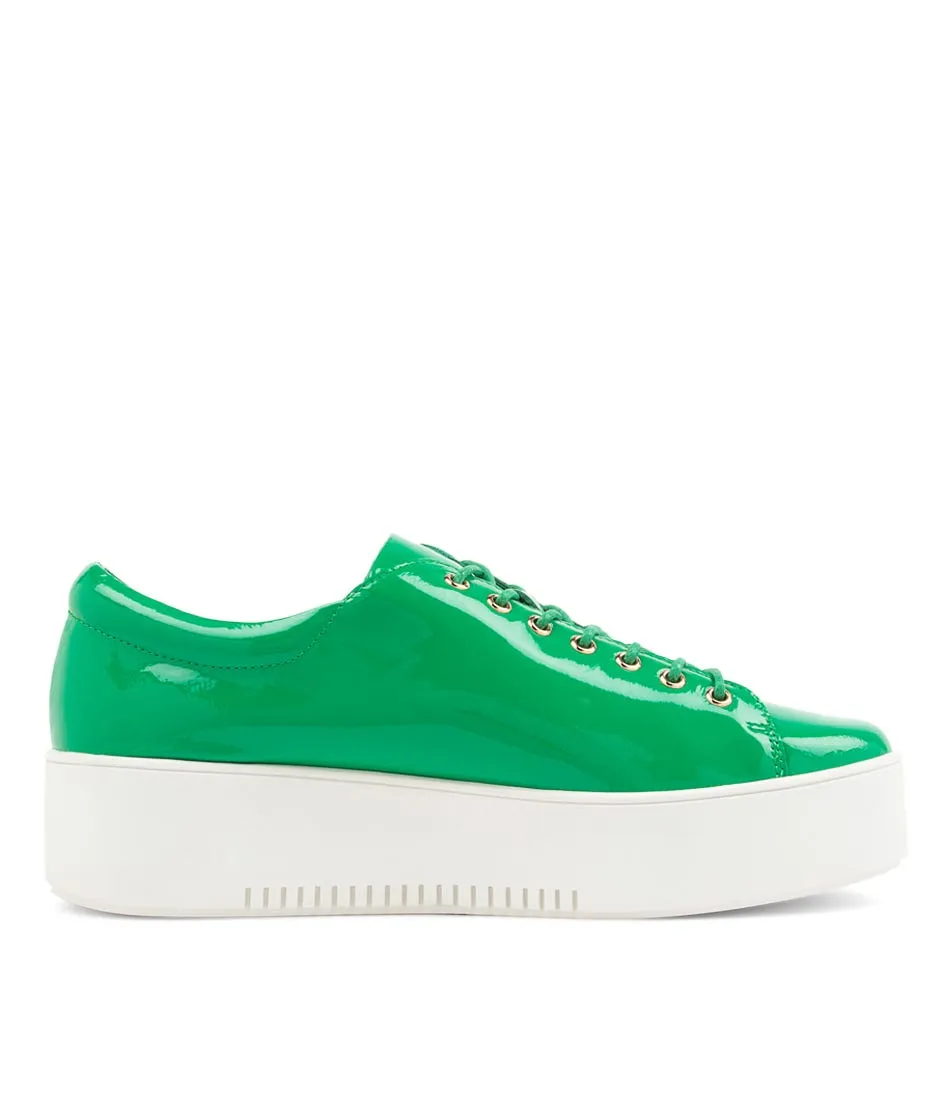 DJANGO & JULIETTE Wolfie Emerald Patent Leather Sneakers