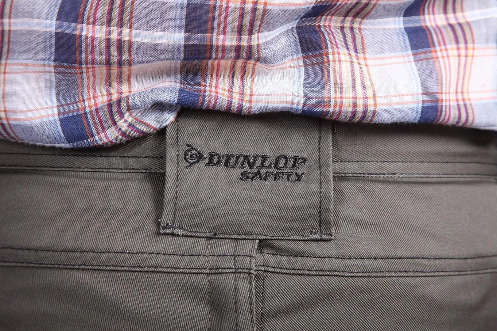 Dunlop on site trousers - Army Green/Black with back and full zip