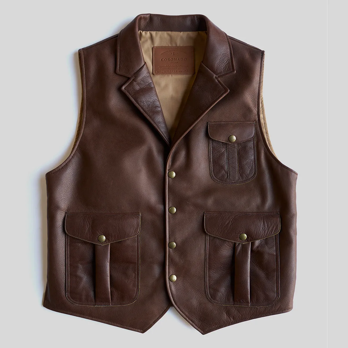 Edinburgh Napa Vest No.104 | LE Brown