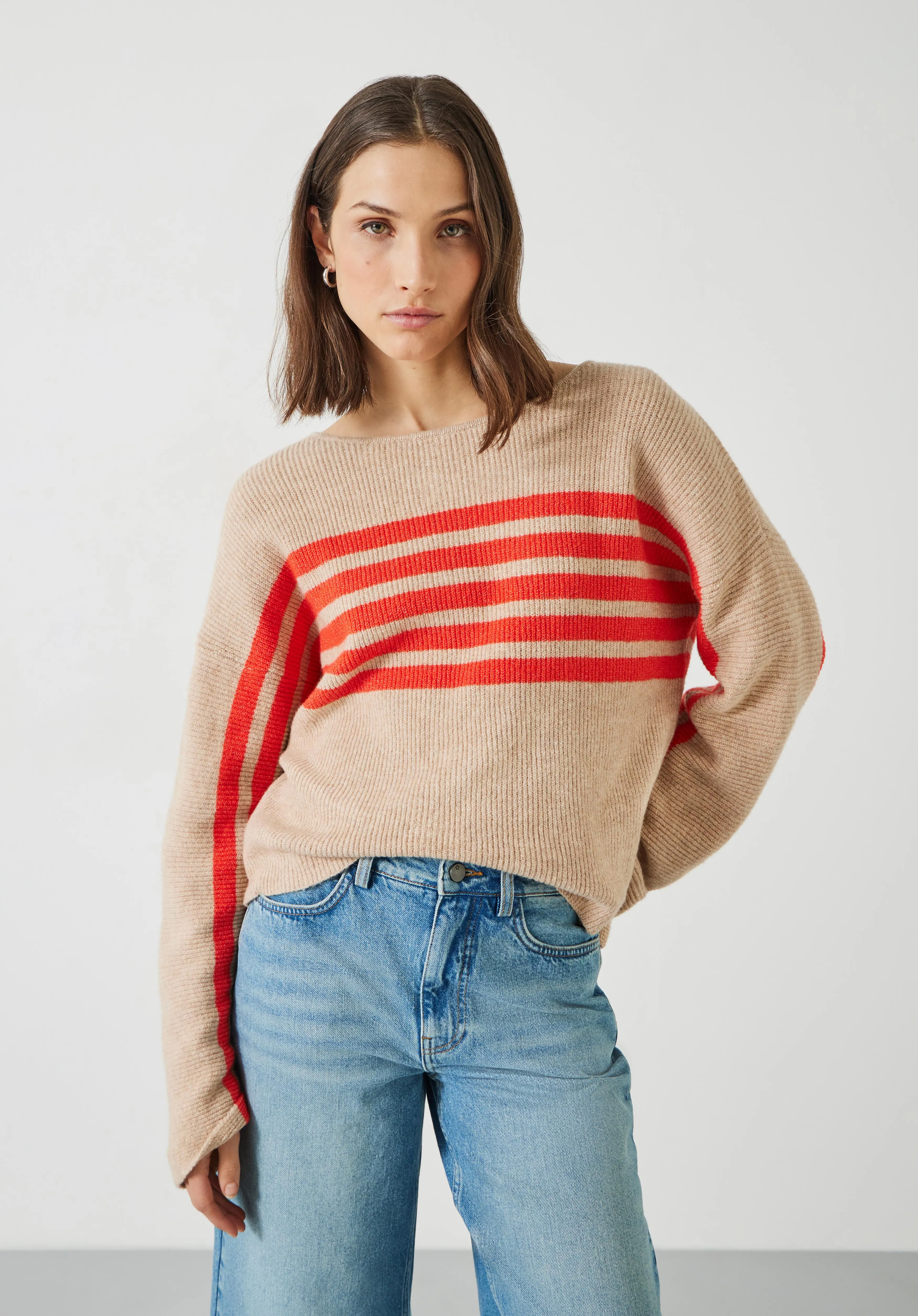 Evan Relaxed Stripe Jumper