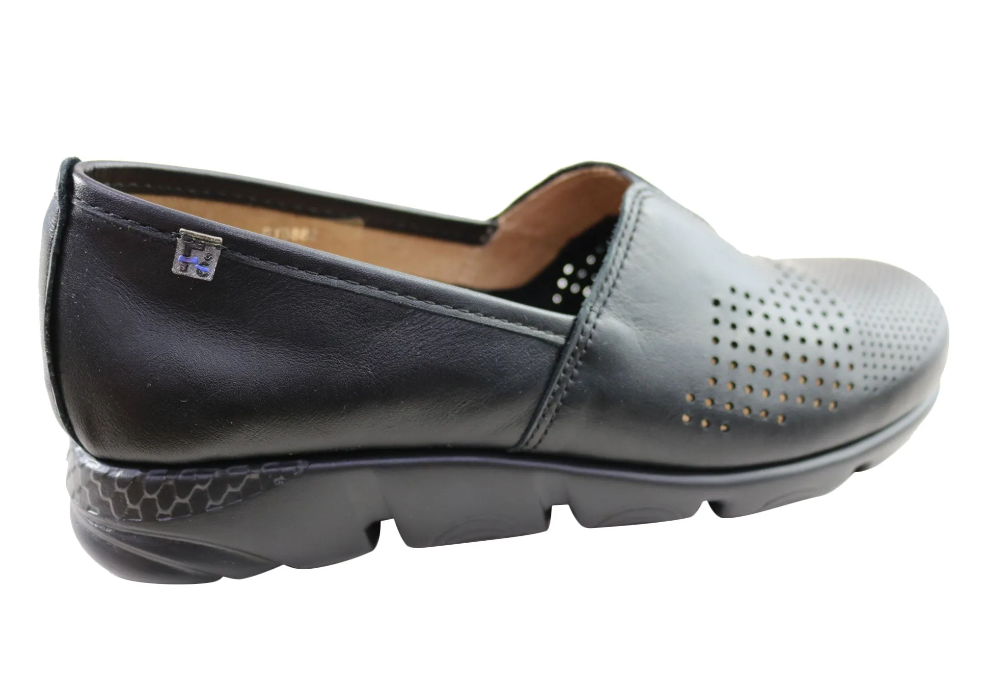 Flex & Go Ambrozia Womens Comfortable Leather Shoes Made In Portugal