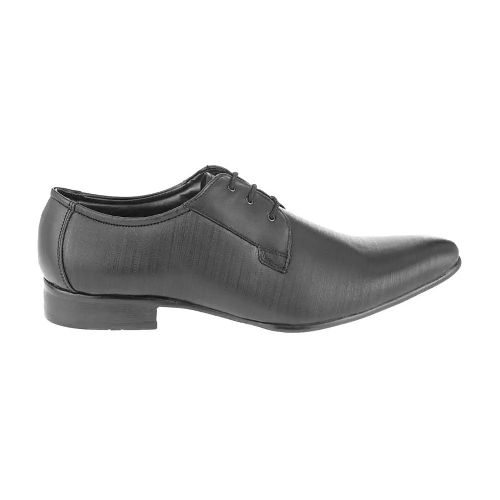 Fortune (Black) Balmoral Shoes For Men LL-2003 By Liberty