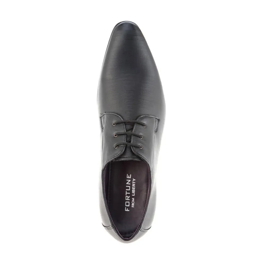 Fortune (Black) Balmoral Shoes For Men LL-2003 By Liberty