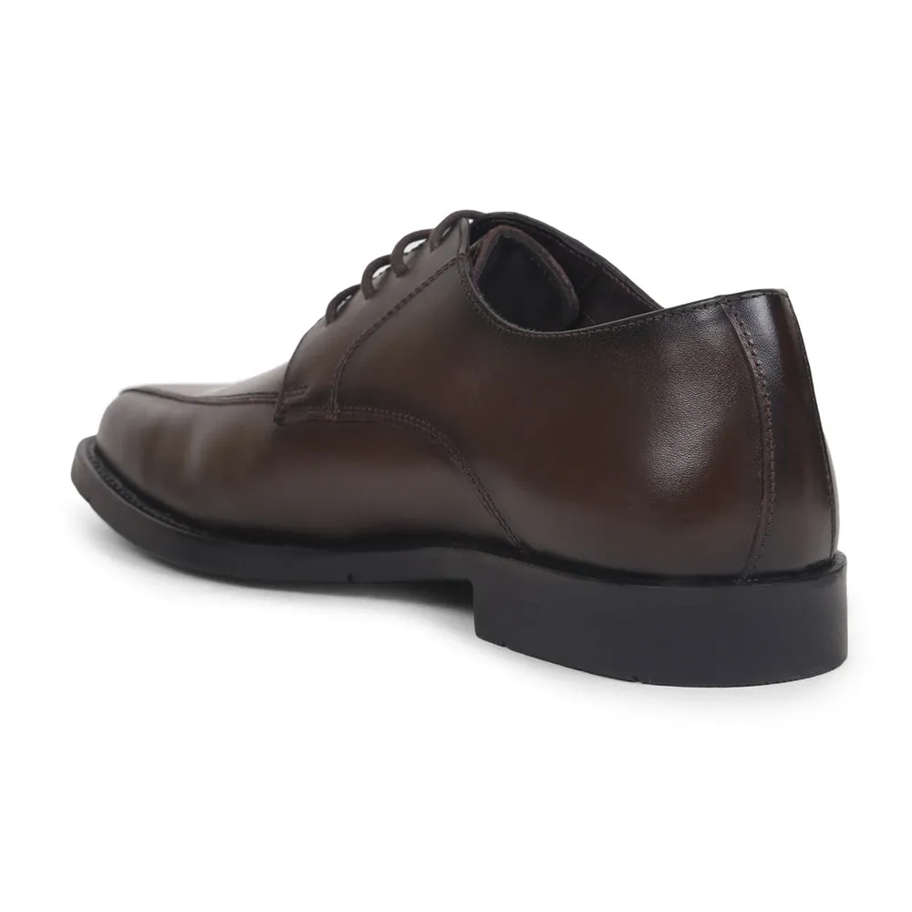 Fortune By Liberty Men ECO-01E Brown Formal Lacing Shoes