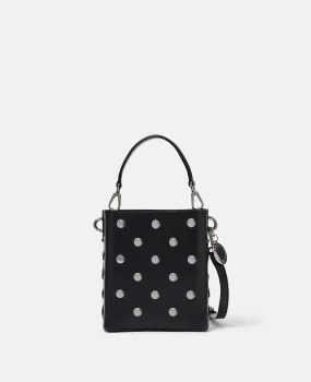 Frayme Studded Small Bucket Bag