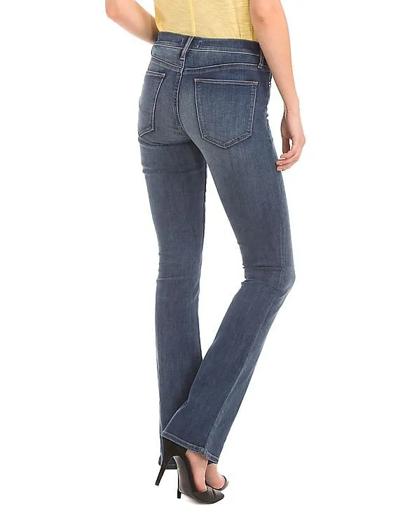 GAP Women Blue Stretch 1969 Baby Boot Jeans