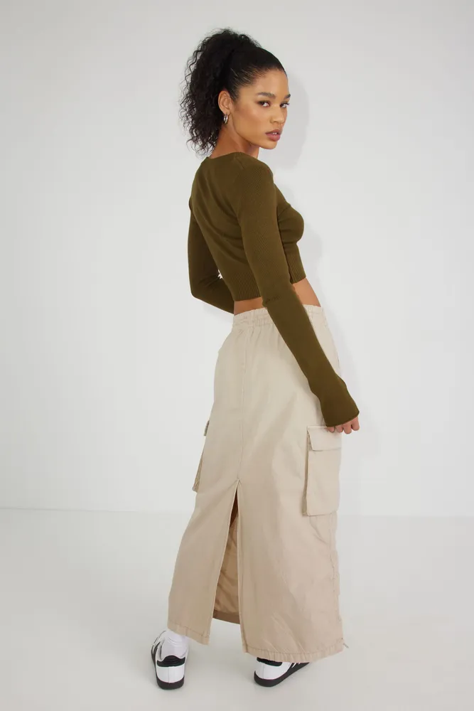 Garage Poplin Parachute Skirt