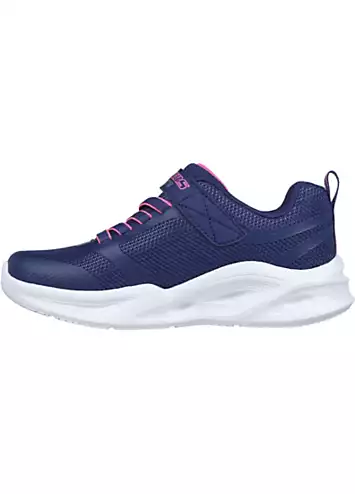 Girls Navy Sola Glow Trainers by Skechers | Look Again