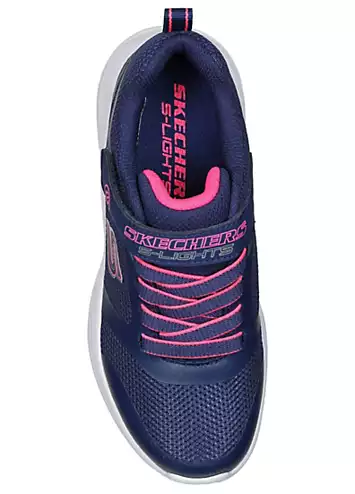 Girls Navy Sola Glow Trainers by Skechers | Look Again