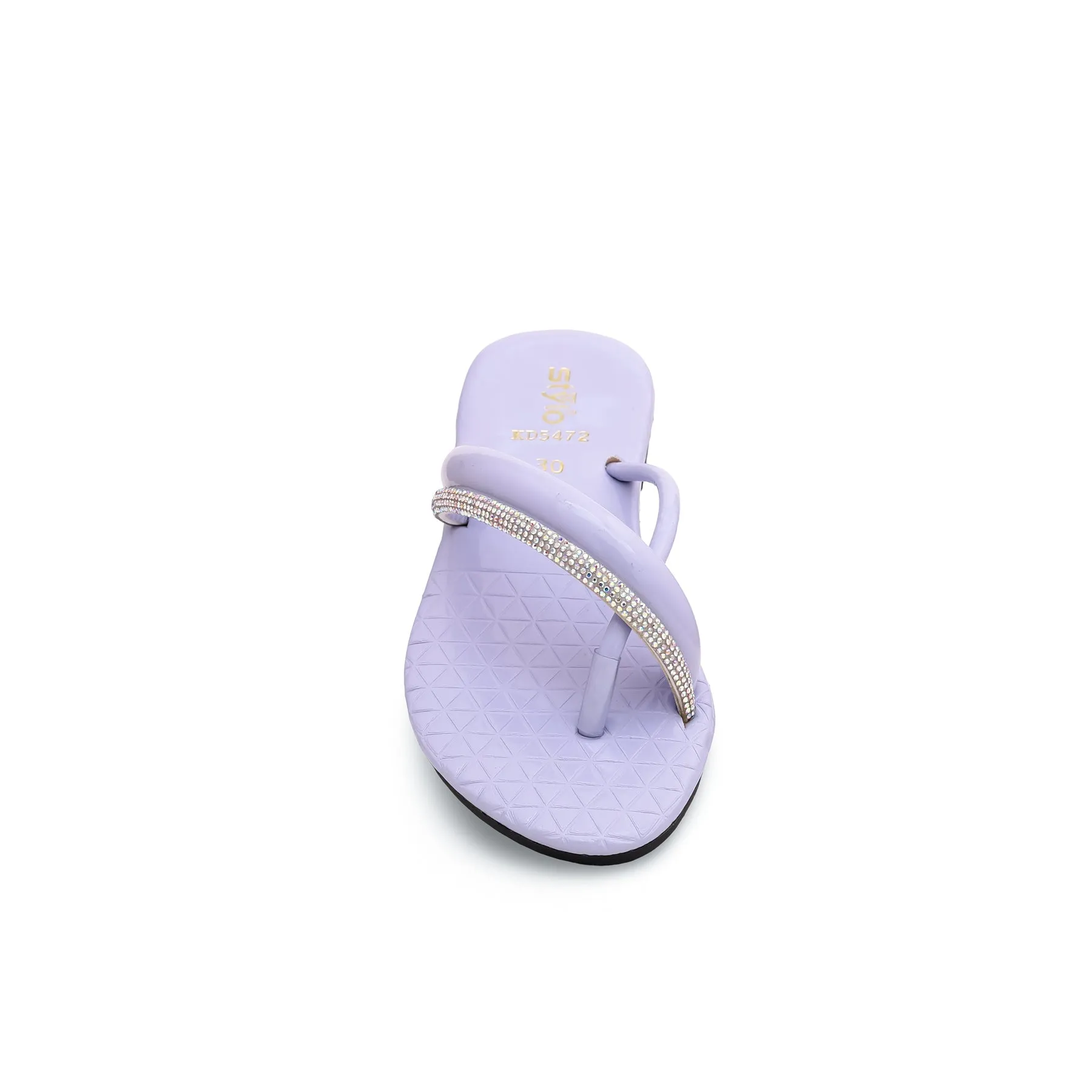 Girls Purple Casual Slipper KD5472