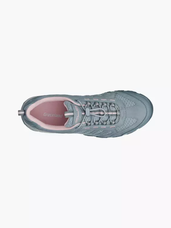 Graceland  Women's Graceland Grey Elasticated Lace Trainers