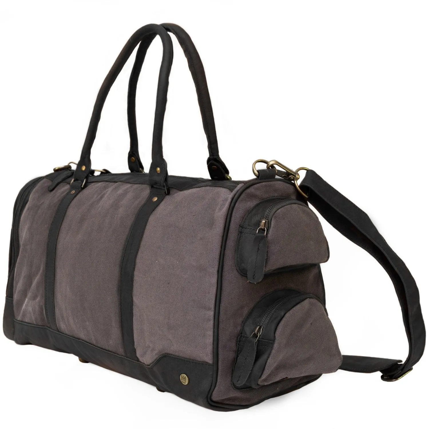 Grey Canvas Bag