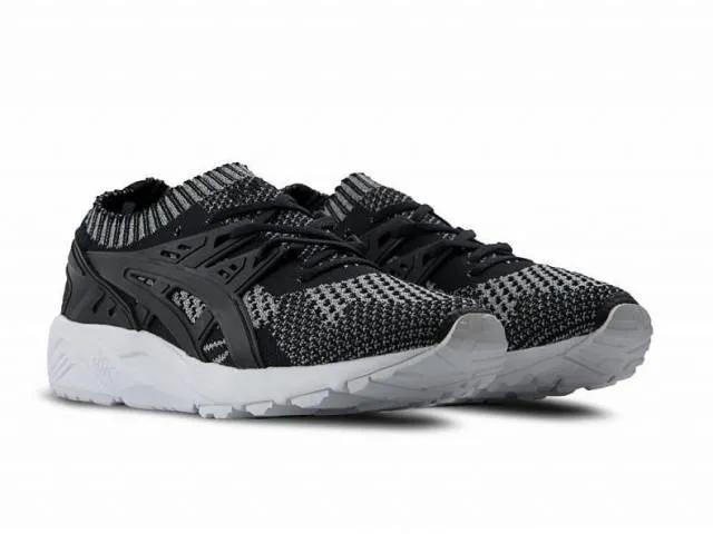 {h7s3n.9390} mens asics gel kayano tr knit black 3m knit *brand new*