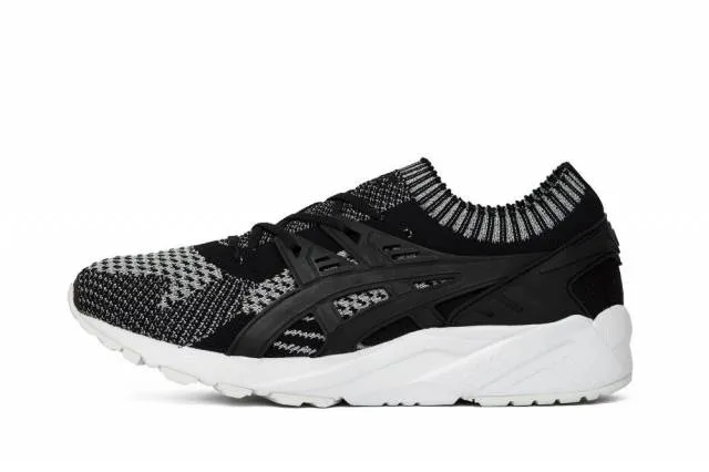 {h7s3n.9390} mens asics gel kayano tr knit black 3m knit *brand new*