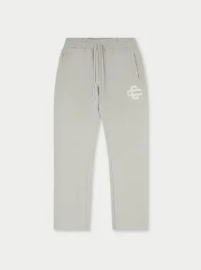 HEAVYWEIGHT APPLIQUE EMBLEM JOGGERS - GREY MARL