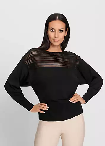 Heine Mesh Trim Jumper | Kaleidoscope