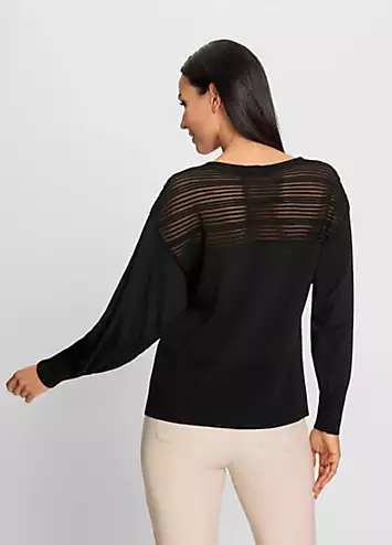 Heine Mesh Trim Jumper | Kaleidoscope