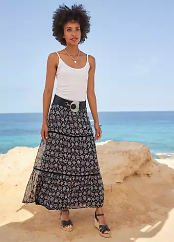 Heine Printed Skirt | Grattan