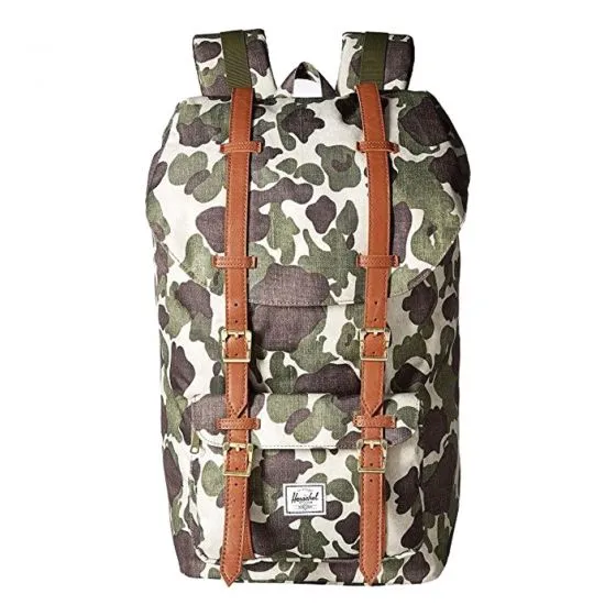 Herschel Little America Mid-Volume Frog Camo / Tan Backpack 