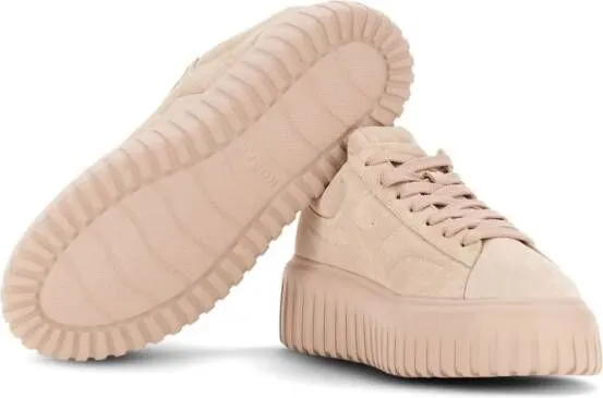 Hogan H-Stripes leather sneakers Pink