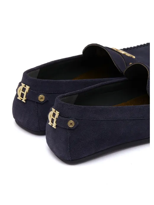 Holland Cooper The Driving Loafer Navy