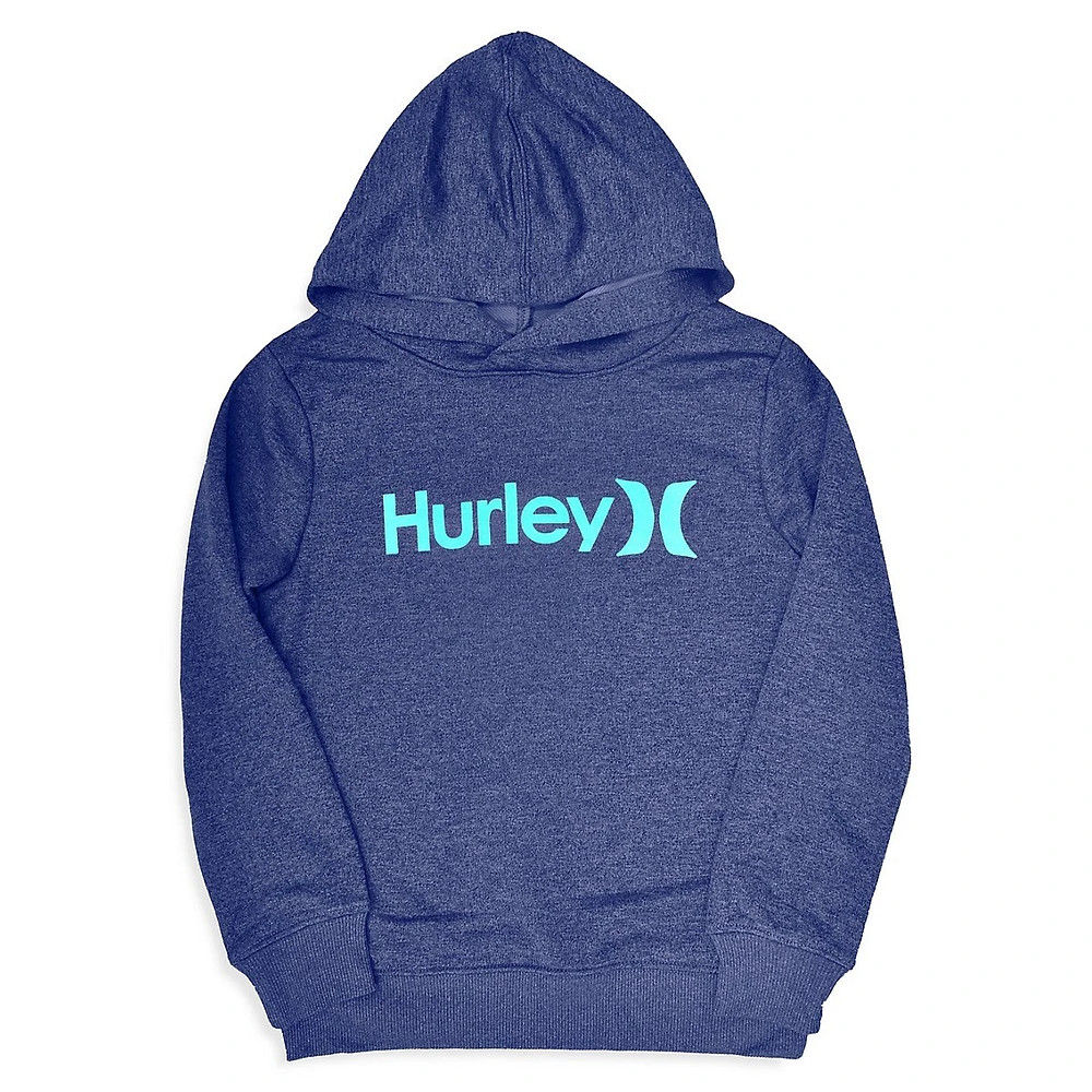 Hurley Little Kid's Logo-Print H20-Dri Hoodie