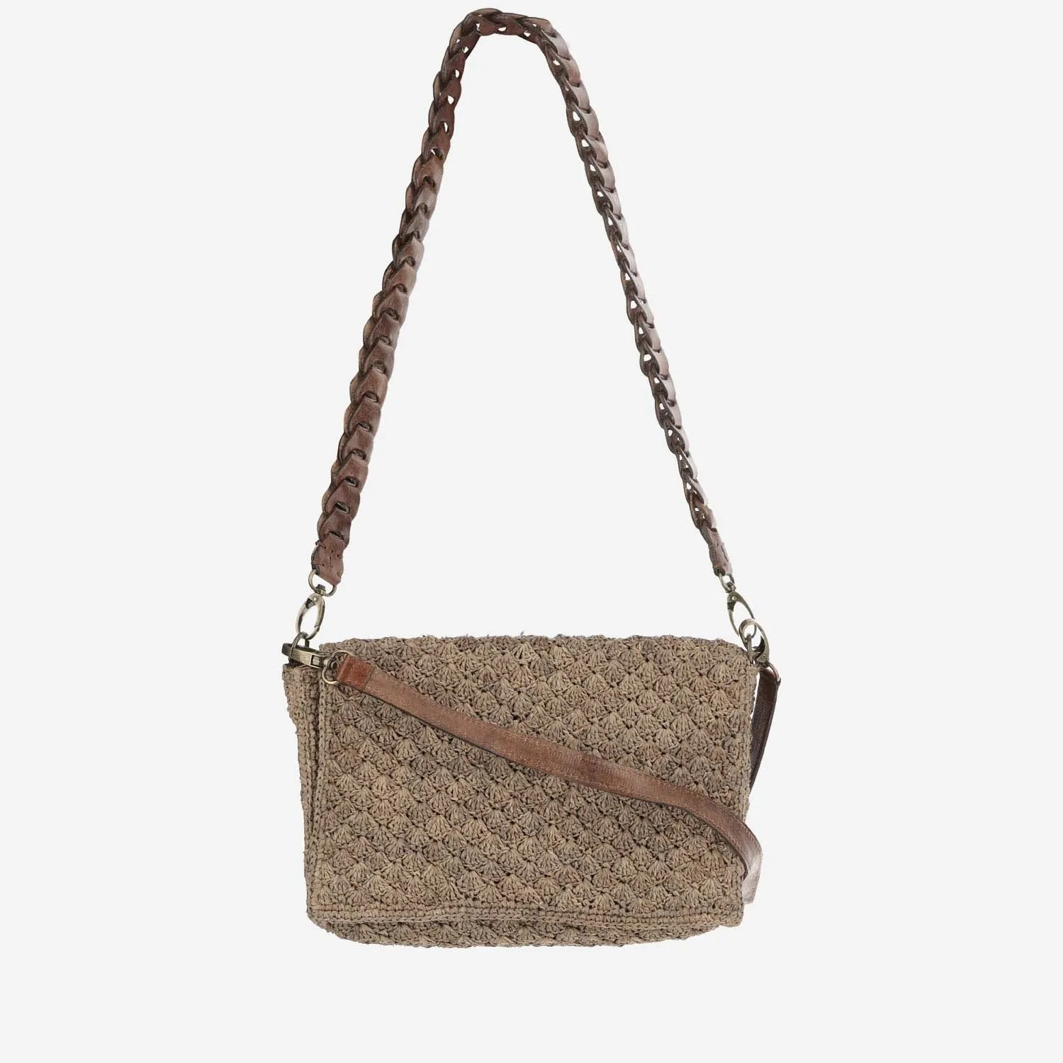 Ibeliv    Ibeliv Sonia Bag In Raffia And Leather