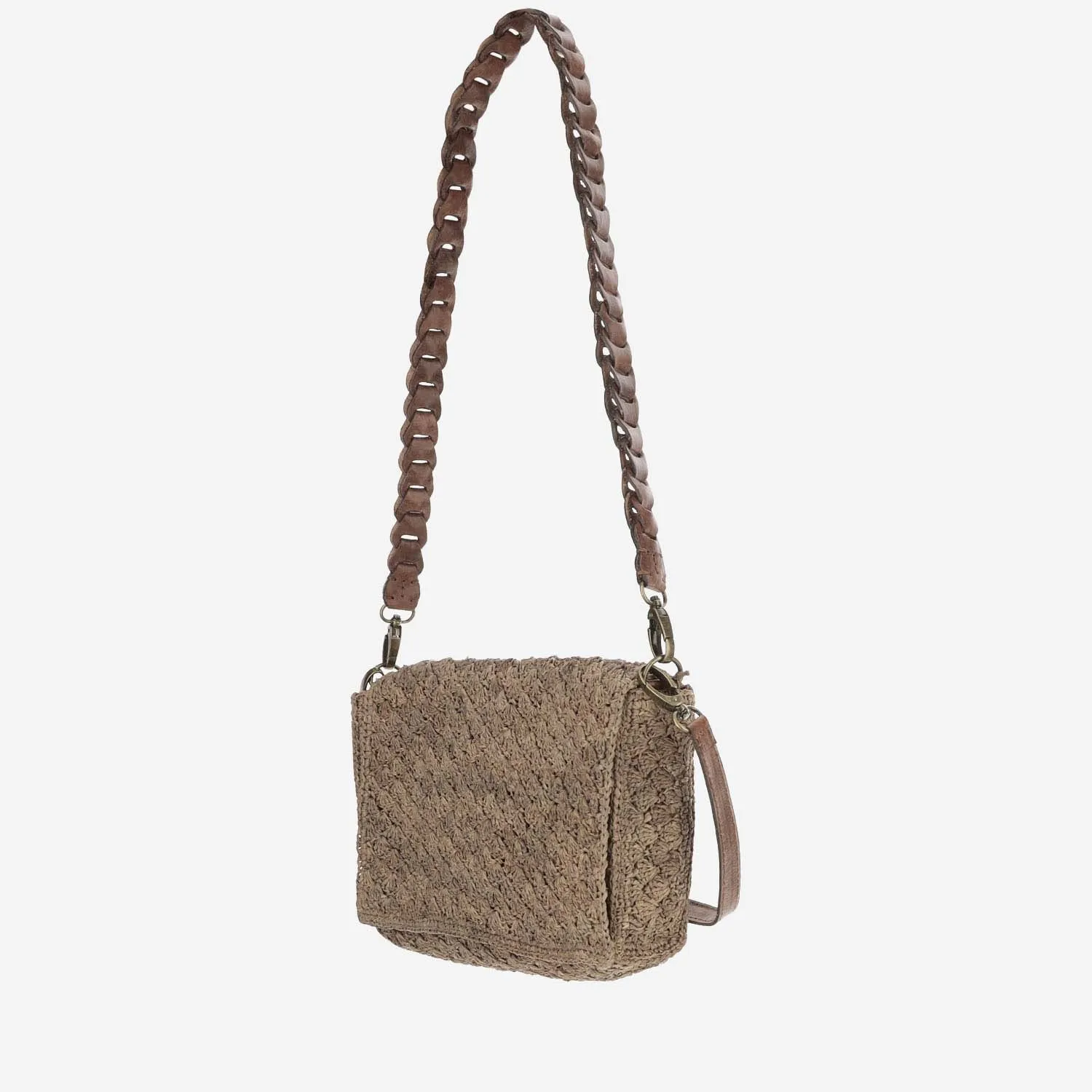 Ibeliv    Ibeliv Sonia Bag In Raffia And Leather