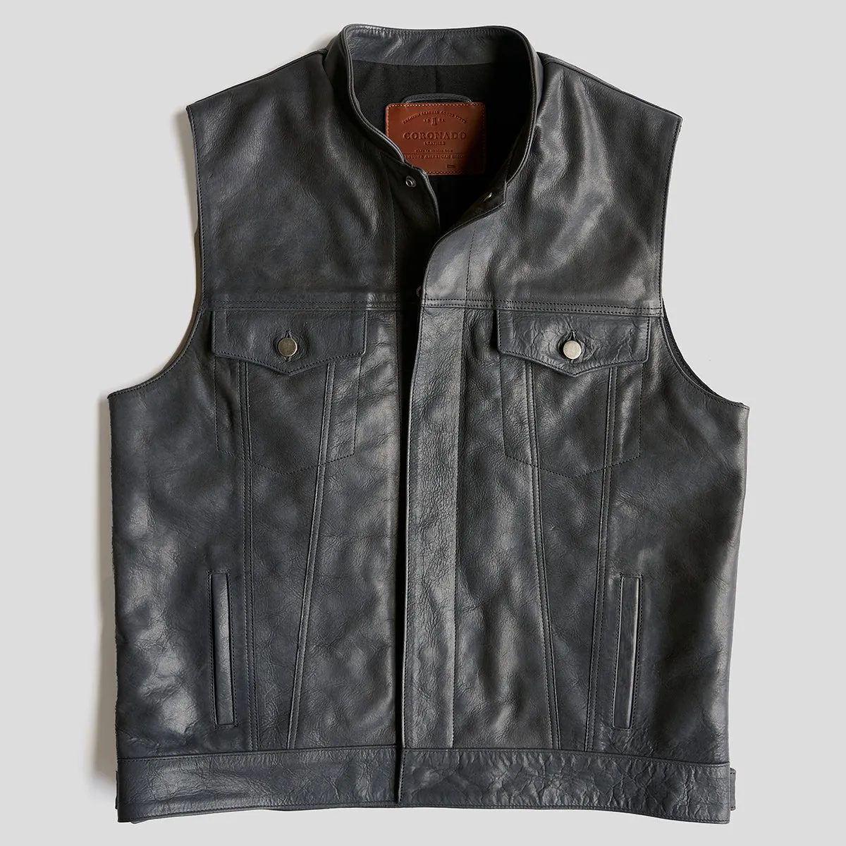 Indy Bison Dean Vest No.21 | Charcoal