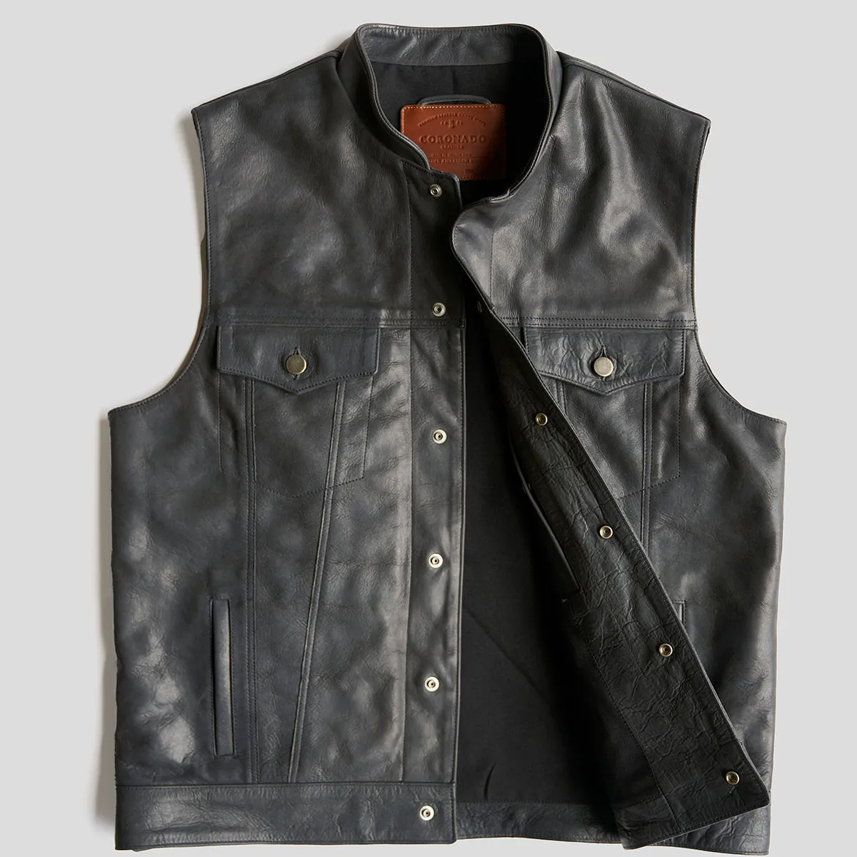 Indy Bison Dean Vest No.21 | Charcoal