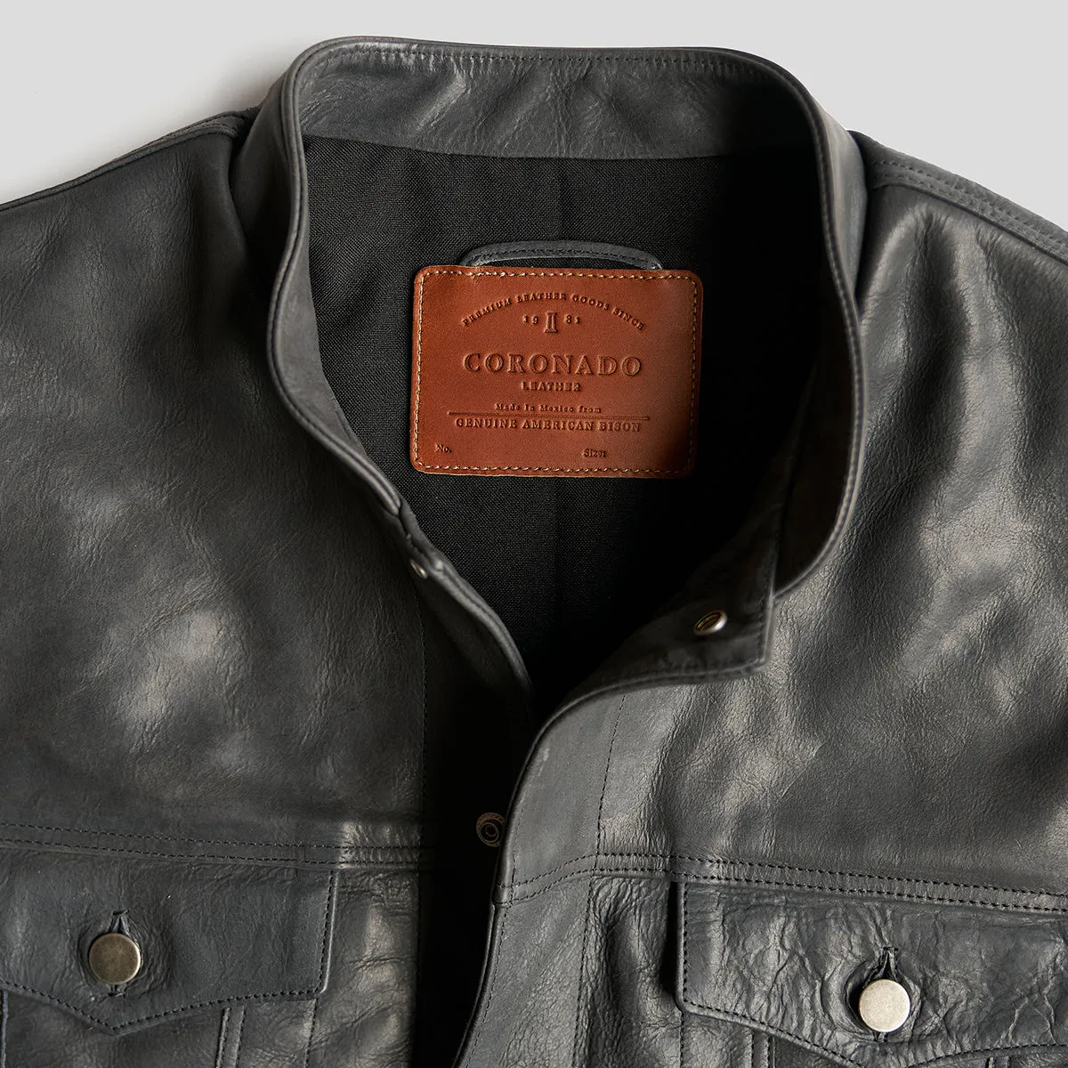 Indy Bison Dean Vest No.21 | Charcoal