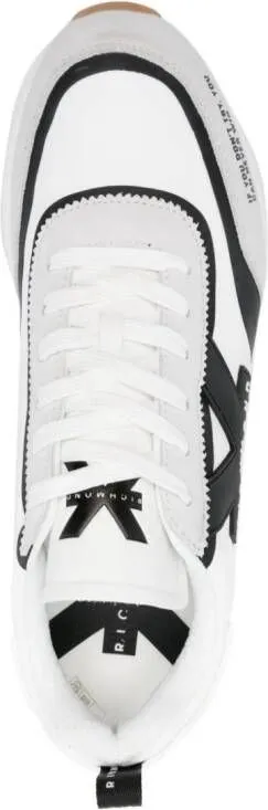 John Richmond embossed-logo sneakers White