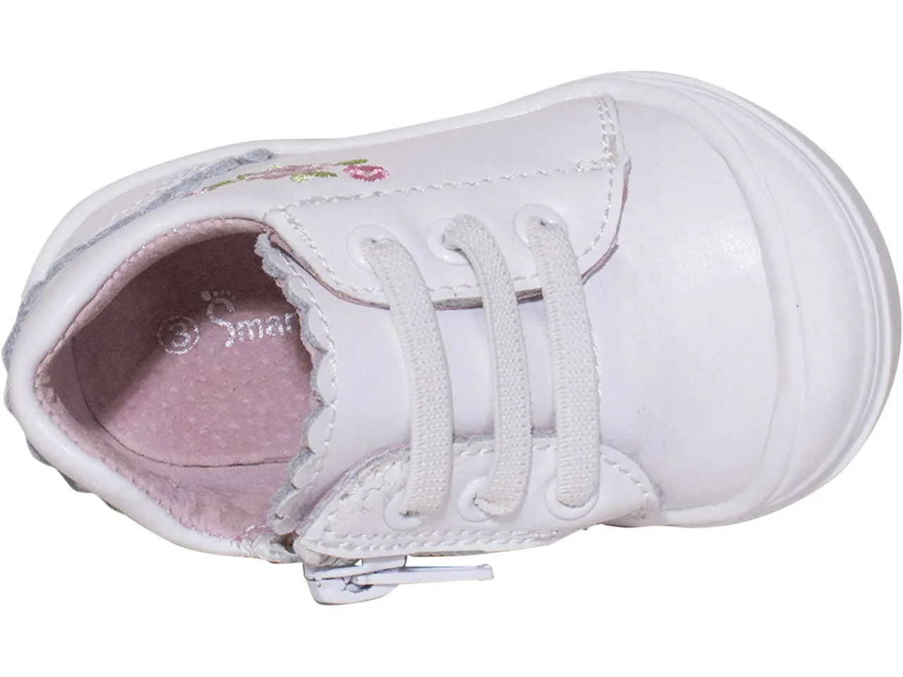 Josmo Smart Step Toddler Girl's Sneakers White Sz: 8T ST85124E