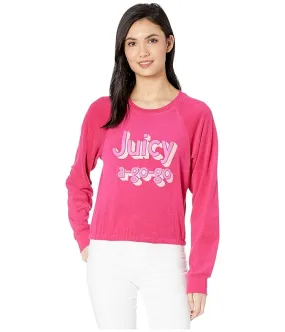 Juicy Couture Juicy A Gogo Microterry Logo Pullover Women's