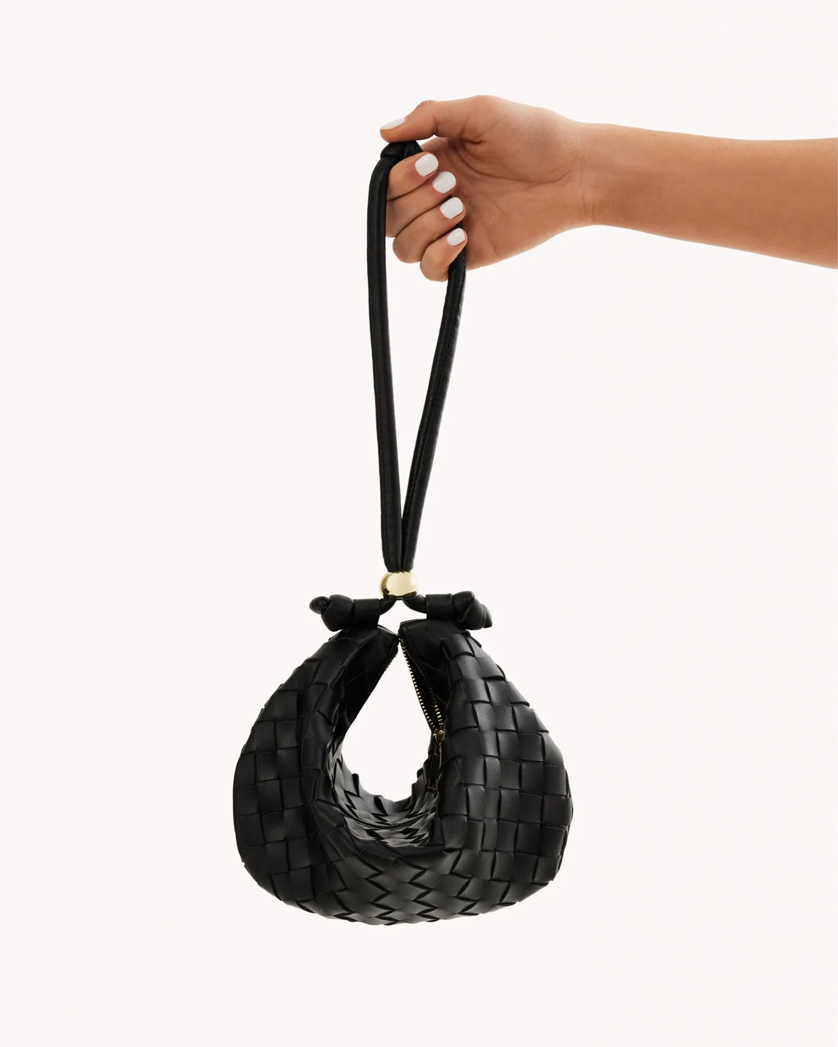 KACEY HANDLE BAG - BLACK