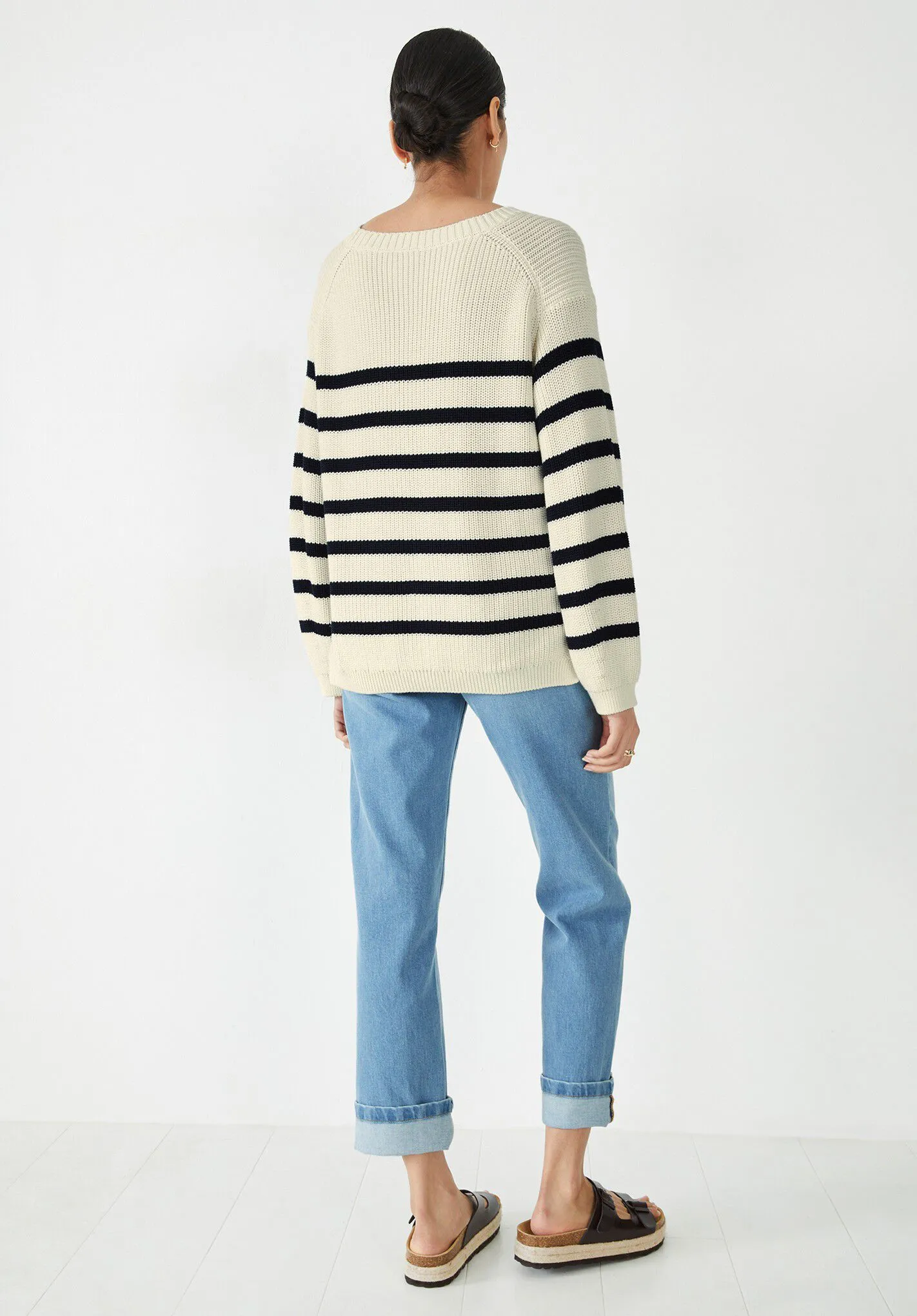 Kairi Striped Knitted Jumper