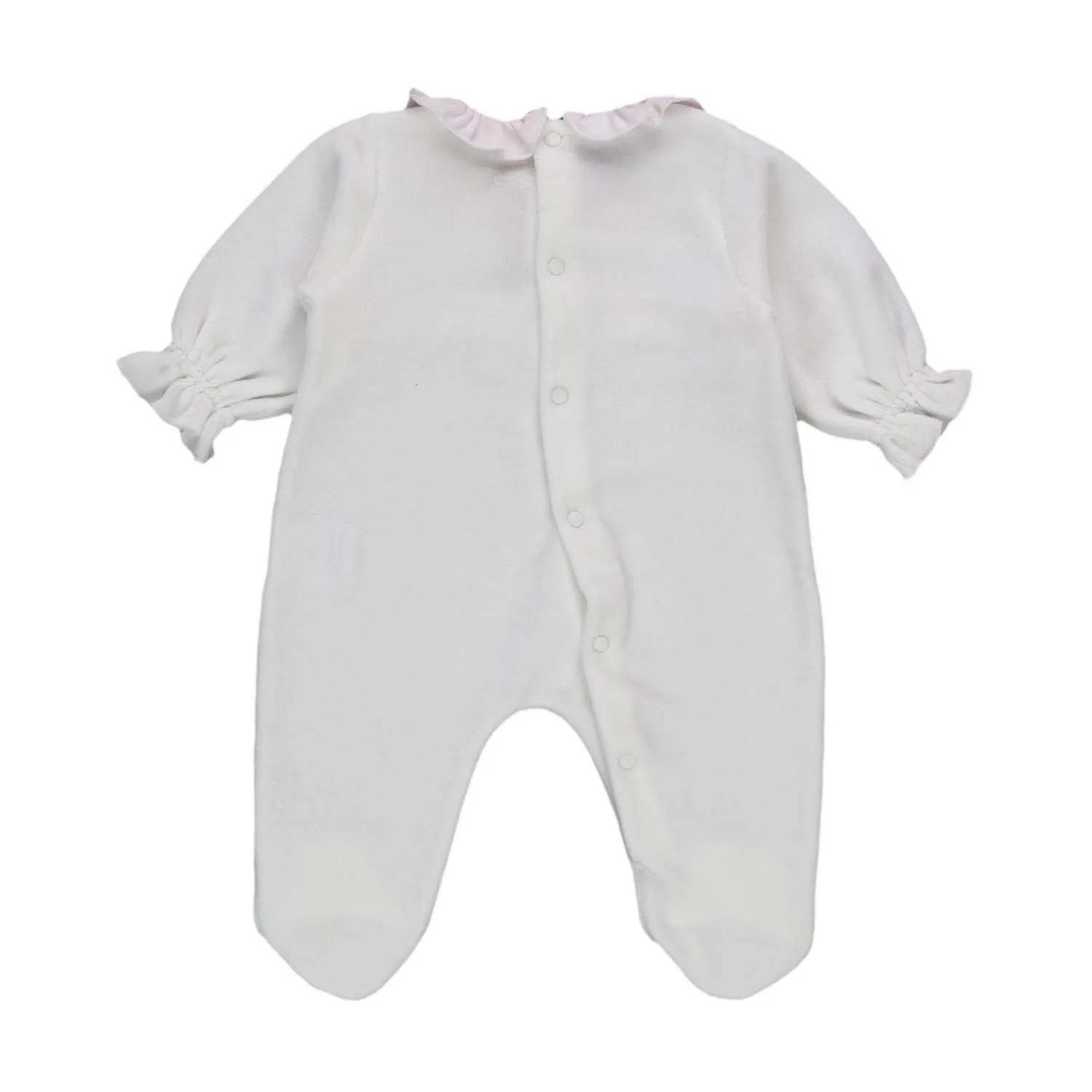 La Stupenderia Baby Girl Romper With Ruches