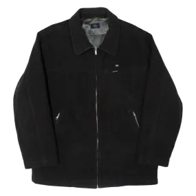 LACOSTE Mens Jacket Black Wool L