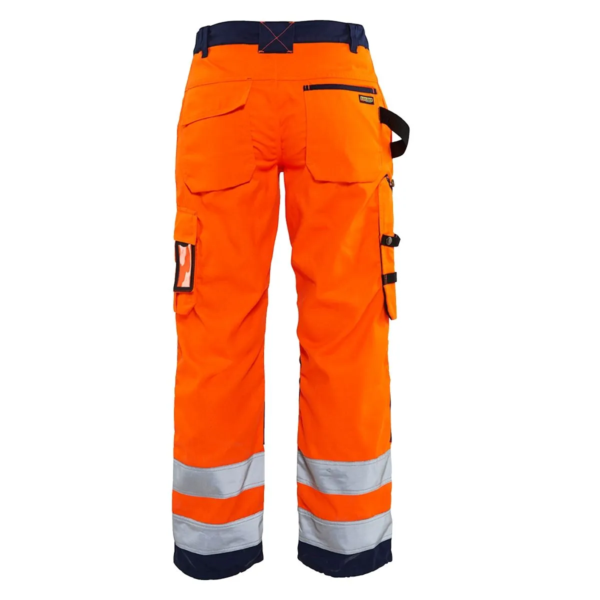 Ladies High Vis Trousers Without Holster Pockets 7155 High Vis Geel/Marin