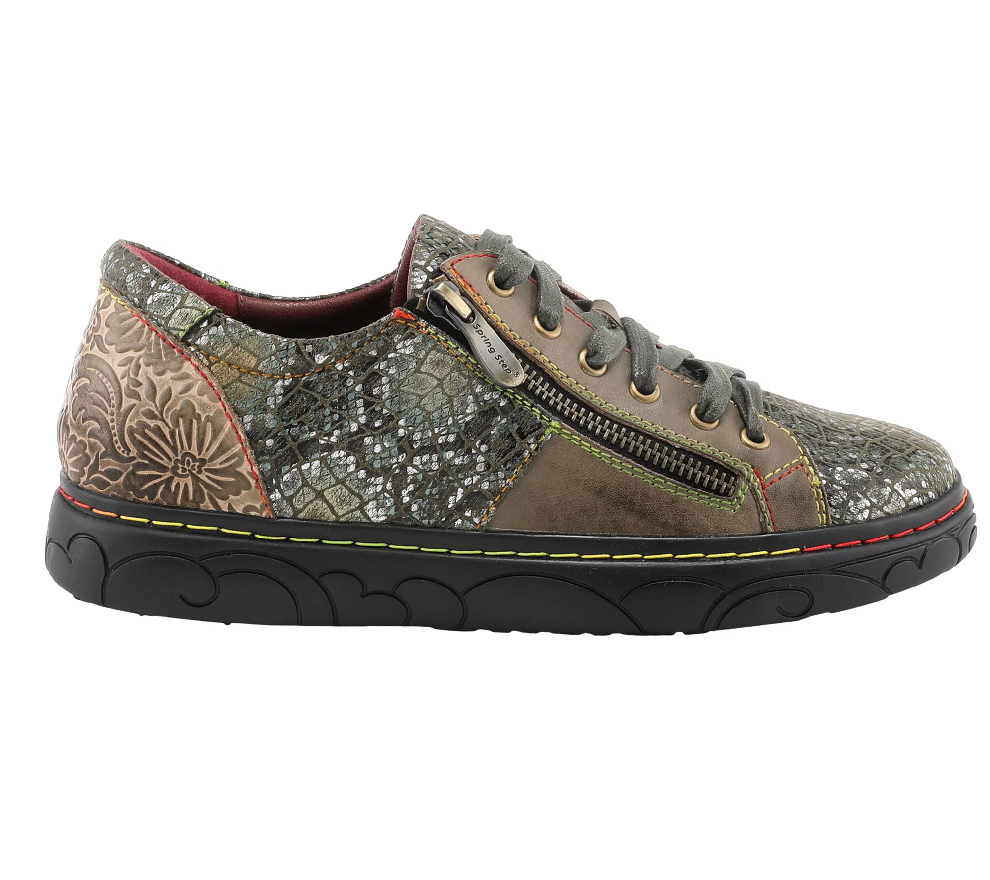 L`Artiste by Spring Step Leather Sneakers - Danli-Cosmic