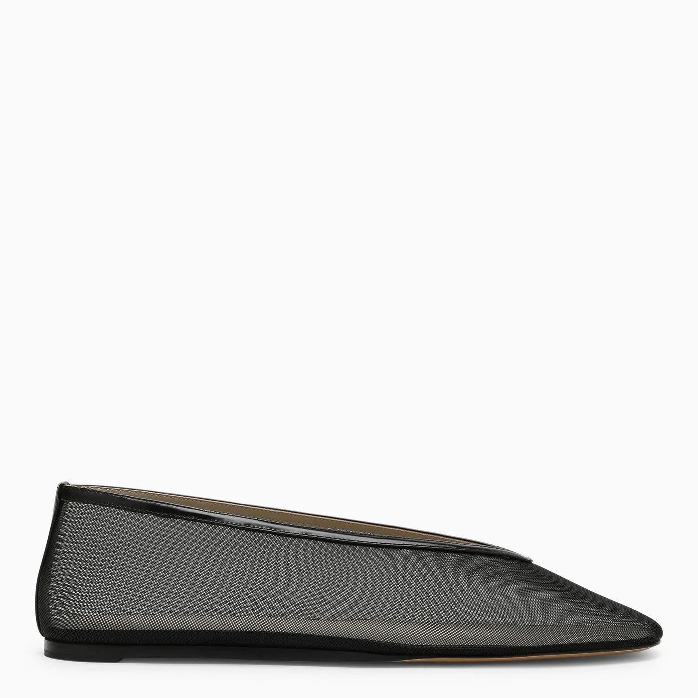 Le Monde Beryl    Le Monde Beryl Luna Black Mesh Slipper